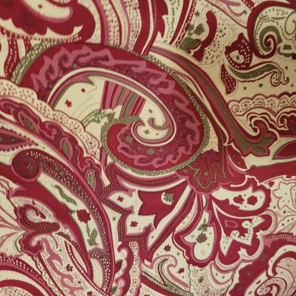 100% Silk Paisley Skirt (mid-calf) by Andrea Vaccaro Woman, size 24 - Picture 5 of 5